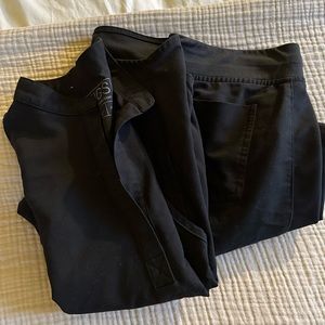 Figs scrub set - medium top, medium long pants. EUC